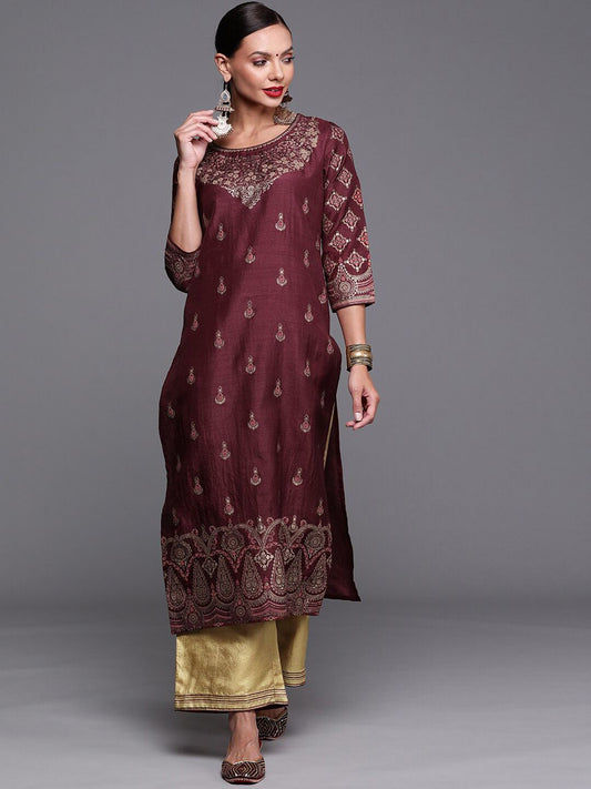 Women Floral Printed Kurta with Palazzos