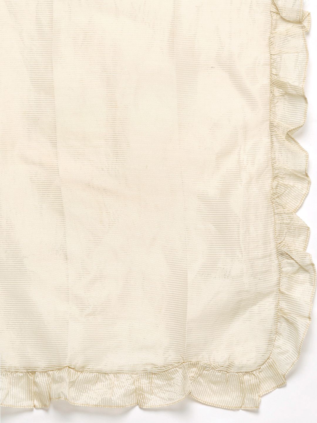 Dhiyona IE Women Purple & Cream Embroidered Gotta Patti Kurta with Trousers & Dupatta