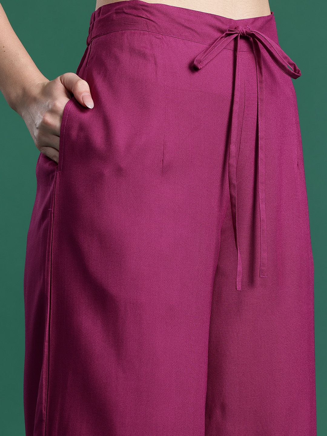 Embroidered Kurta with Trousers