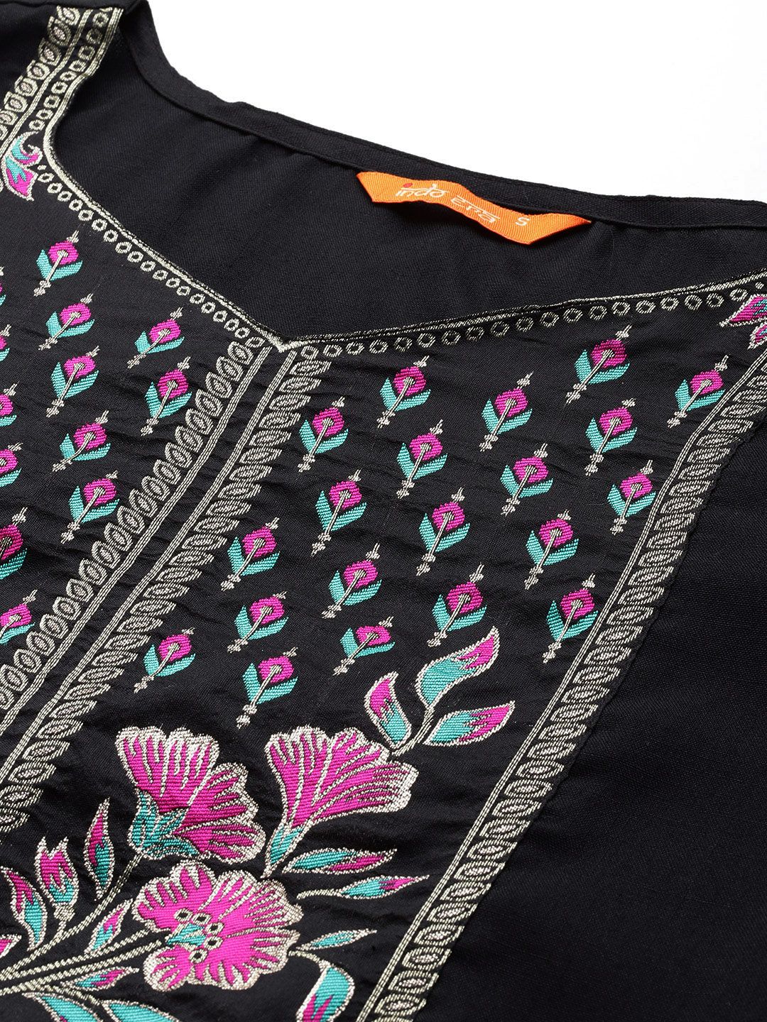 Women Yoke Design Regular Pure Cotton Kurta with Palazzos & With Dupatta