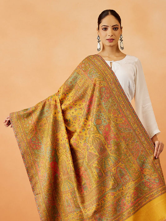 Dhiyona PA Women Paisley Woven Design Shawl