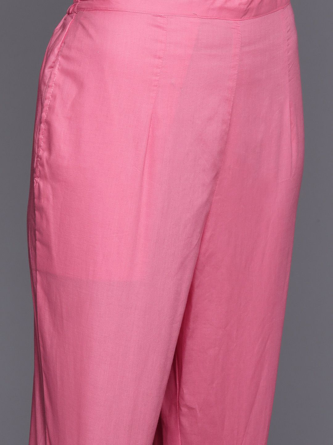 Dhiyona IE Floral Printed Empire Gotta Patti Pure Cotton Kurta With Trousers