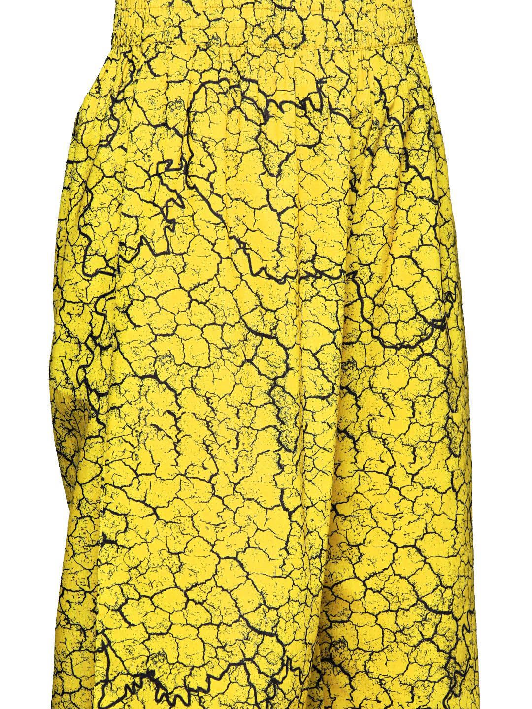Dhiyona VA Women'sBlue Abstract Printed Cuban Collar Straight Kurta With Trousers