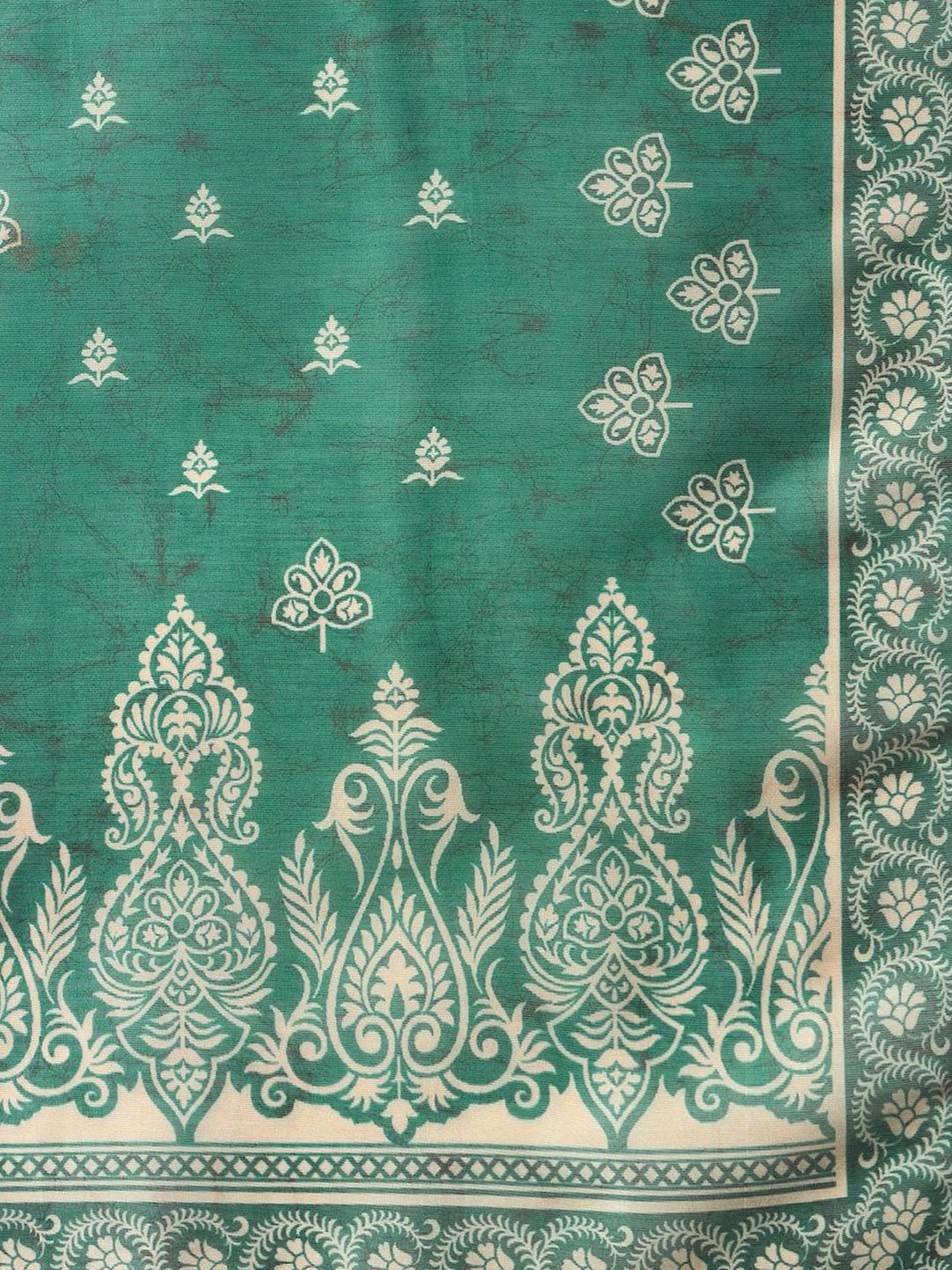 Women Ethnic Motifs Embroidered Regular Kurta with Trousers & With Dupatta