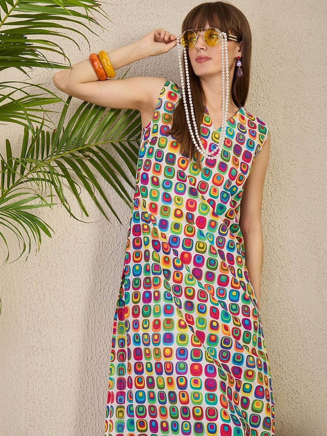 Women Printed Regular Pure Cotton Kurta with Trousers