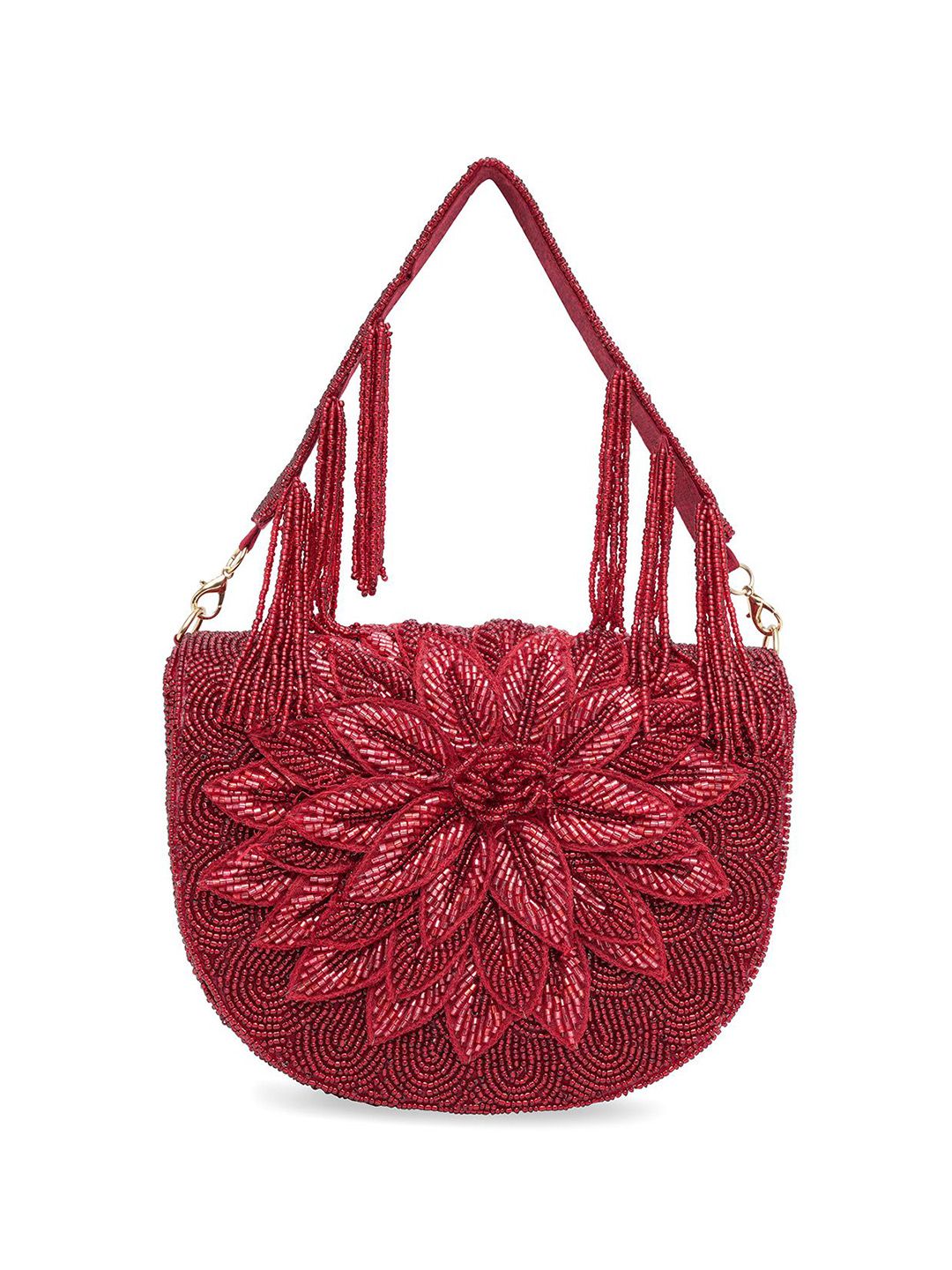 Dhiyona NR Embroidered Foldover Clutch