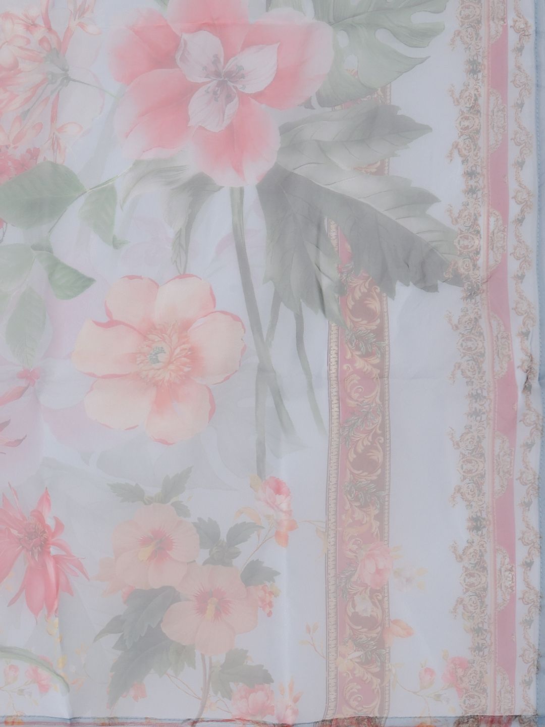 Dhiyona IE Women Floral Embroidered Regular Thread Work Kurta with Trousers & Dupatta