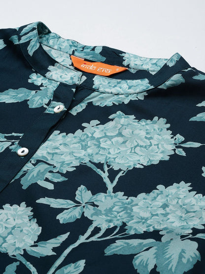 Dhiyona IE Floral Printed Kurta with Palazzos