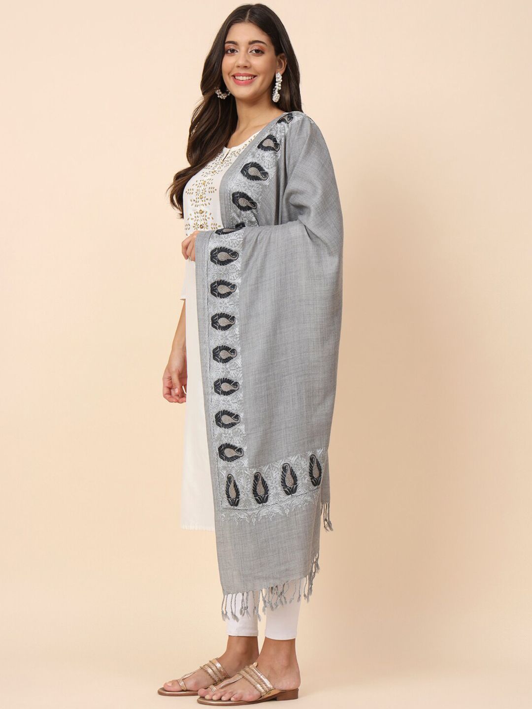 Dhiyona PA Crystal Work Shawl