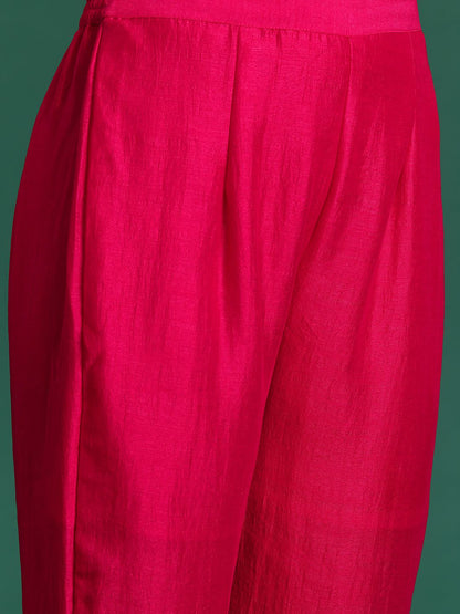 Women Paisley Embroidered Regular Kurta with Trousers & With Dupatta