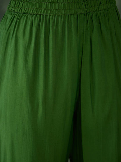 Dhiyona KA Women Embroidered A-Line Kurta Set