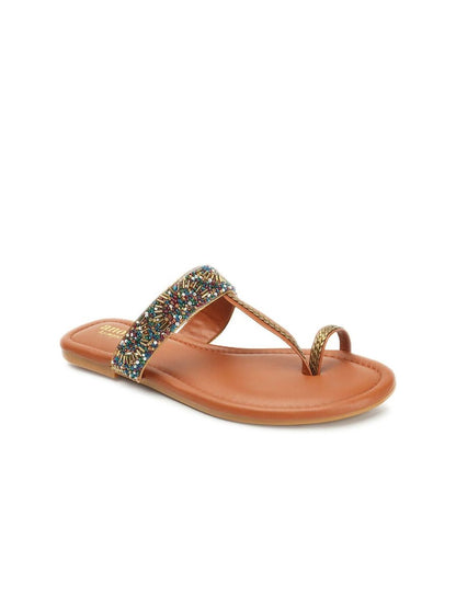 Dhiyona AK Embellished One Toe Flats