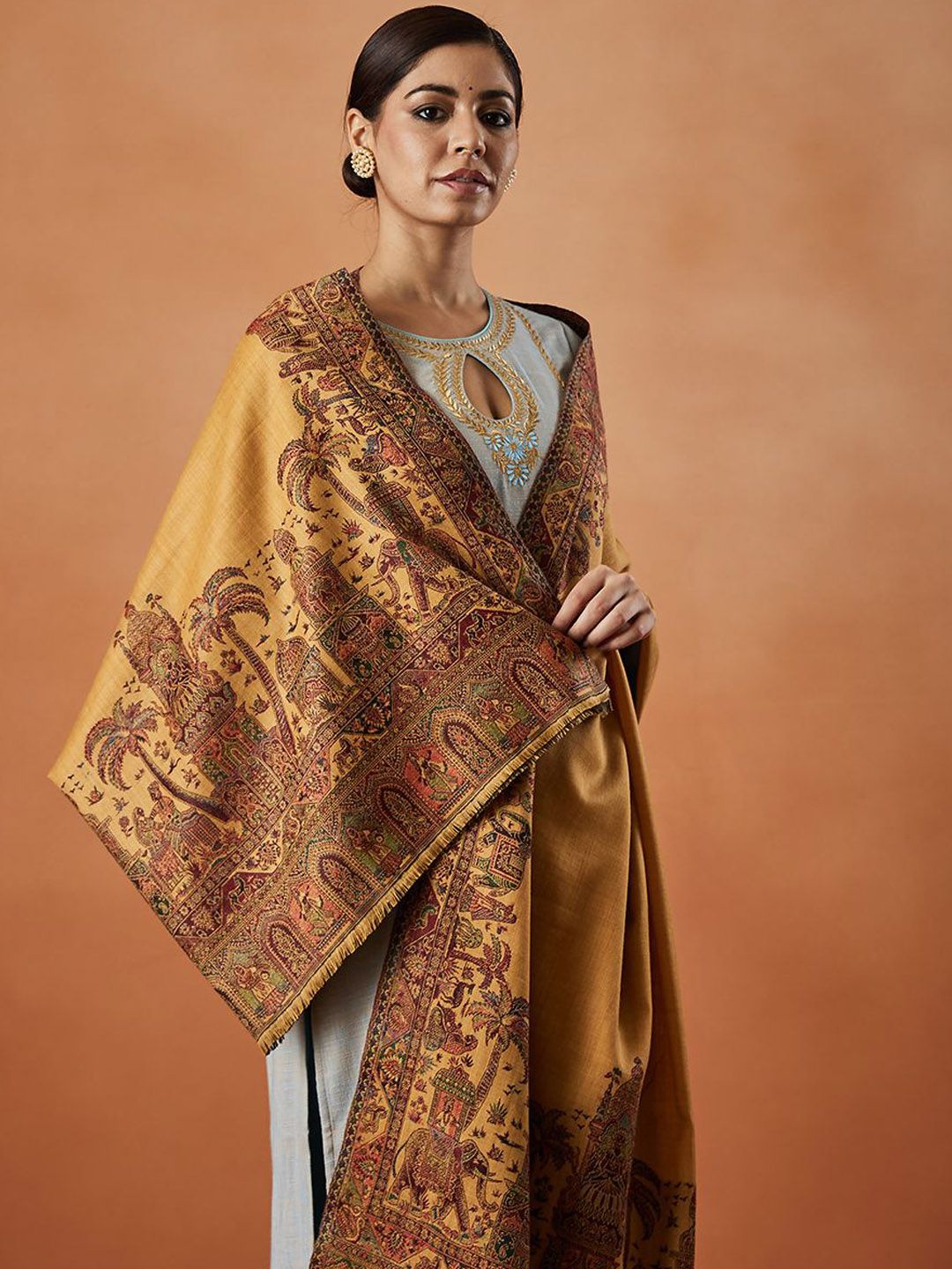 Dhiyona PA Paisley Woven Design Shawl