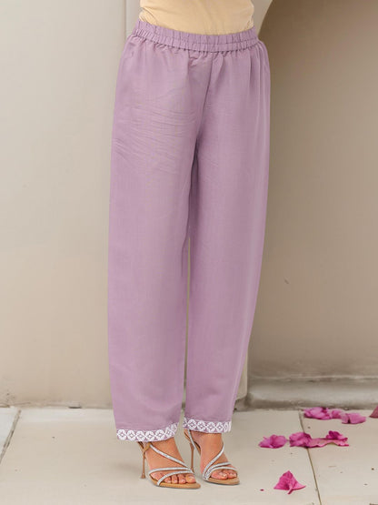 Dhiyona IS Women's Ethic Motifs Embroidered Straight Thread Work Kurta with Trousers & Dupatta