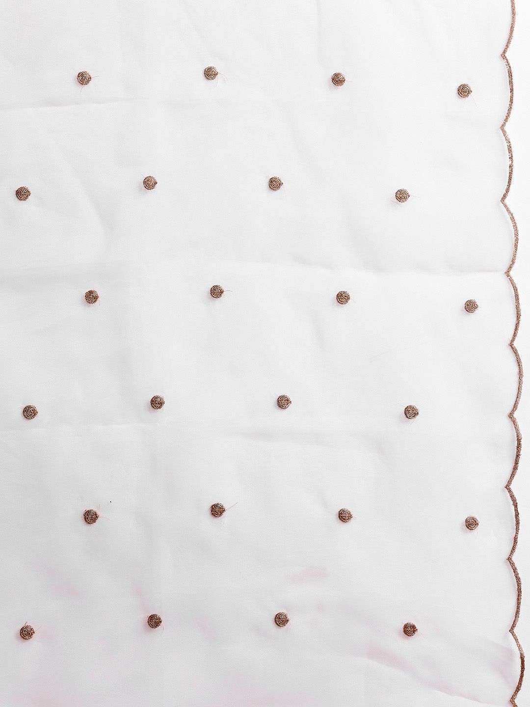 Ethnic Motifs Embroidered Panelled Liva Kurta With Trousers & Dupatta