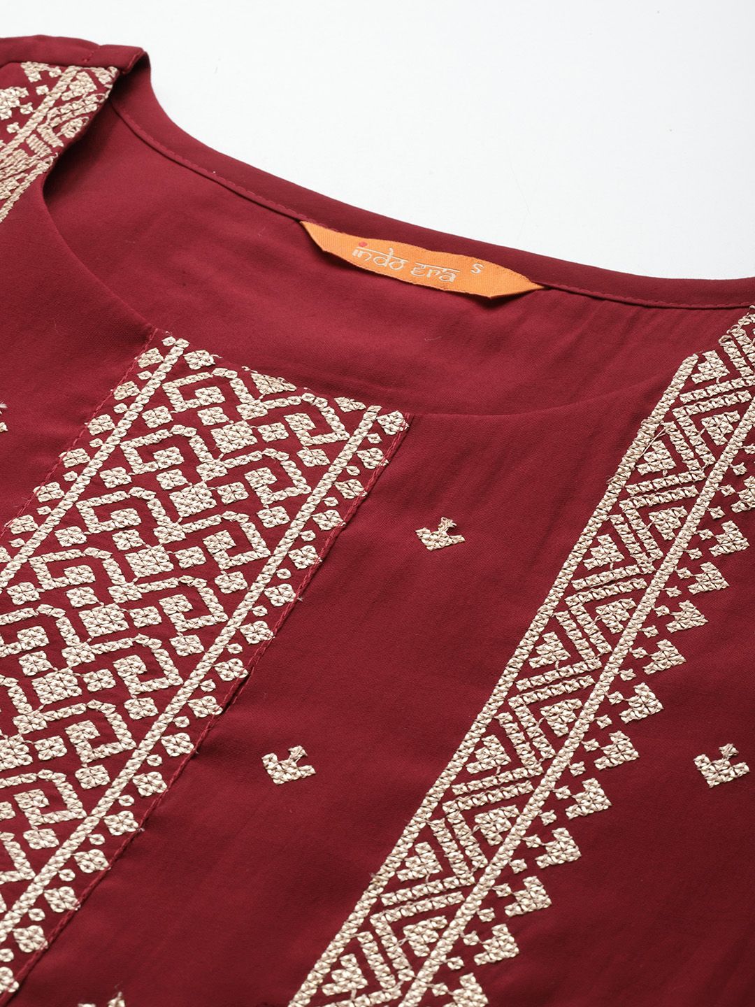 Dhiyona IE Ethnic Motifs Embroidered Kurta with Trousers & Dupatta