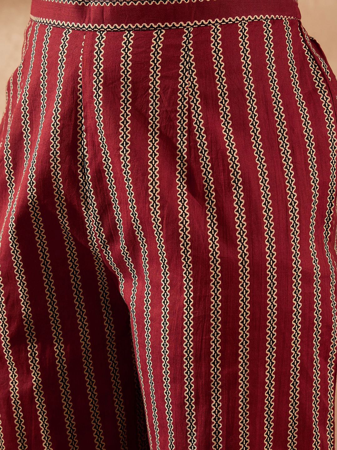 Women Ethnic Motifs Printed Regular Pure Cotton Kurta with Palazzos