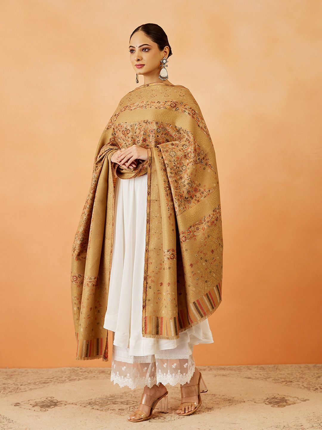 Dhiyona PA Women Paisley Woven Design Shawl