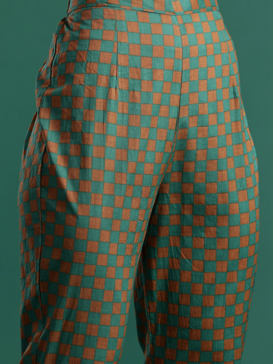 Printed Regular Beads and Stones Pure Cotton Kurta with Trousers & Dupatta