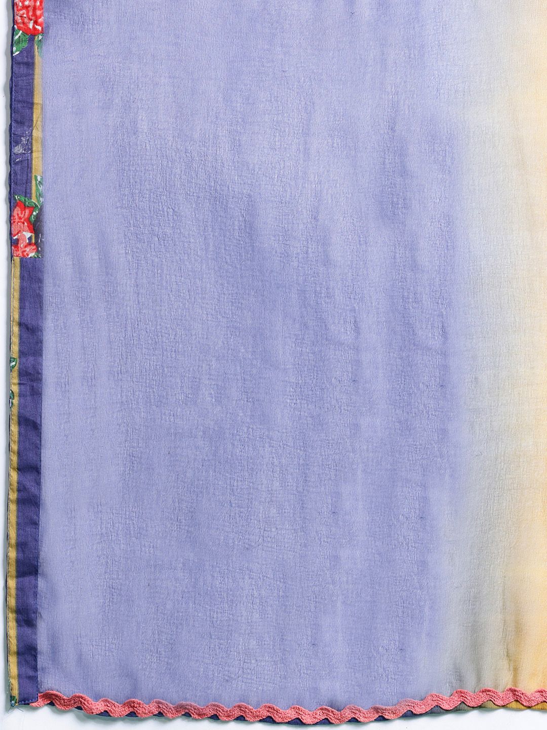 Floral Printed Regular Pure Cotton Kurta with Trousers & Dupatta