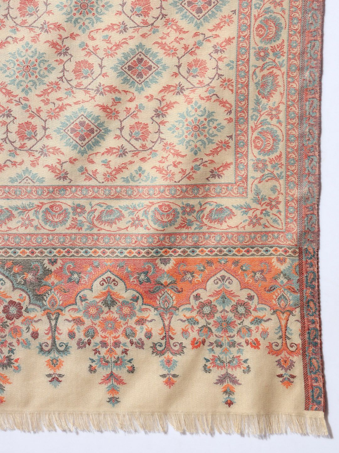 Dhiyona PA Ethnic Motifs Woven Design Jamawar Shawl