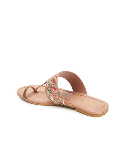 Dhiyona AK Embroidered One Toe Flats