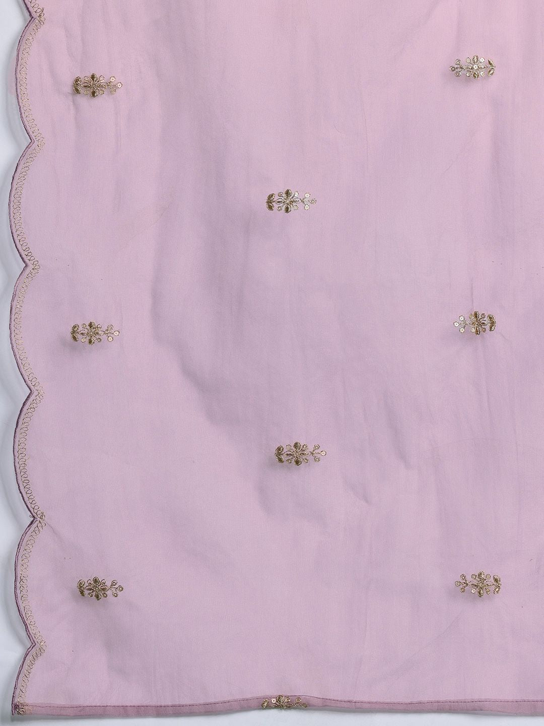 Dhiyona IE Embroidered Gotta Patti Kurta with Trousers & Dupatta