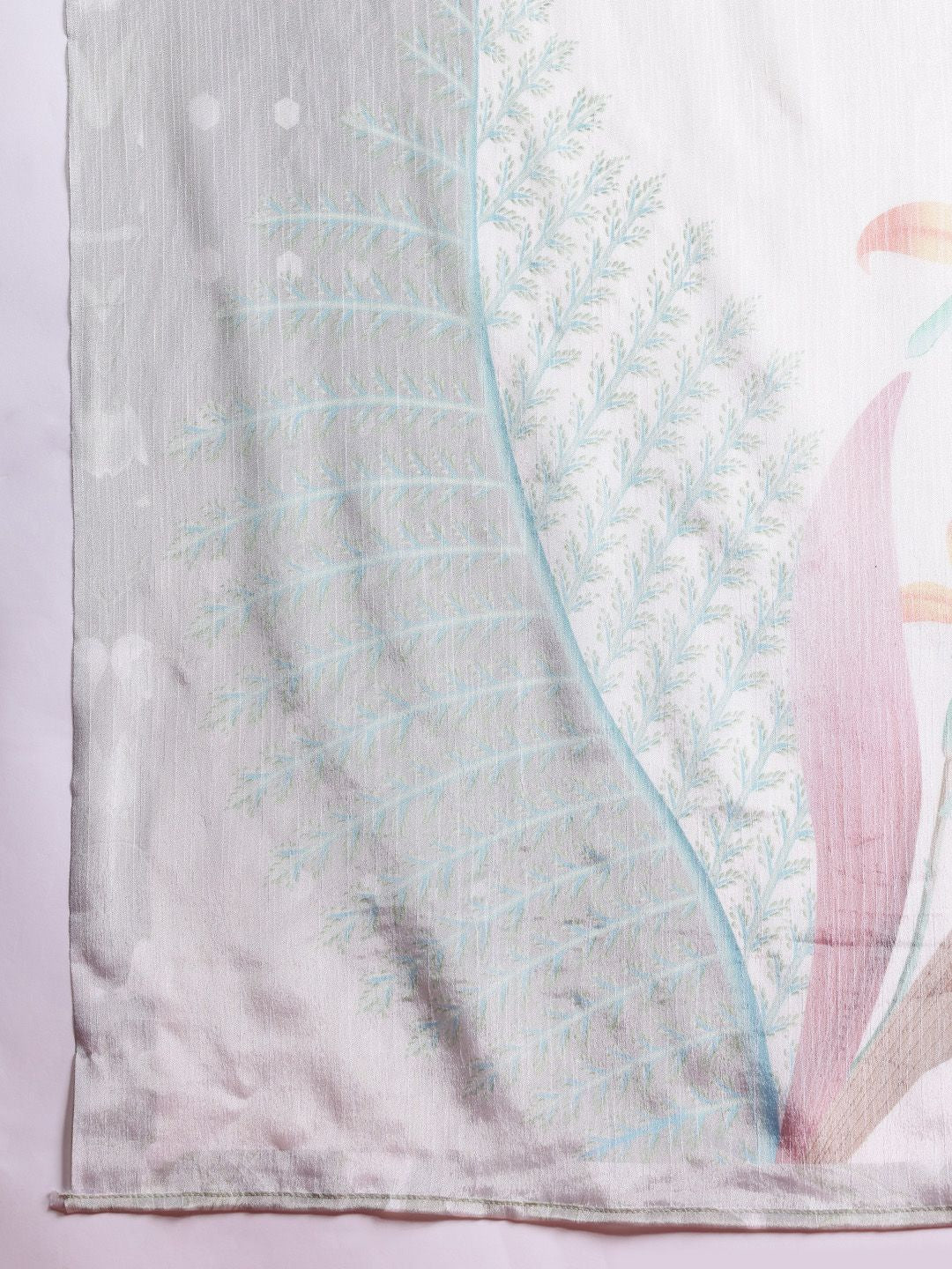 Dhiyona IE Ethnic Motifs Embroidered Thread Work Kurta With Trousers & Dupatta