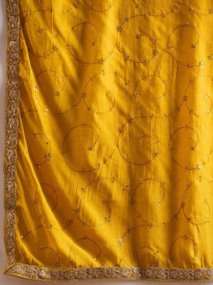 Women Paisley Embroidered Regular Kurta with Trousers & With Dupatta