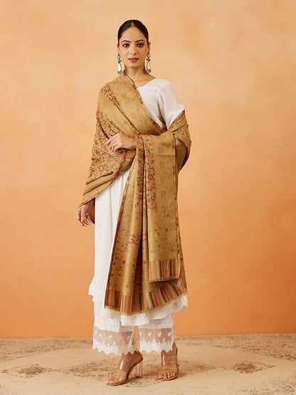 Dhiyona PA Women Paisley Woven Design Shawl