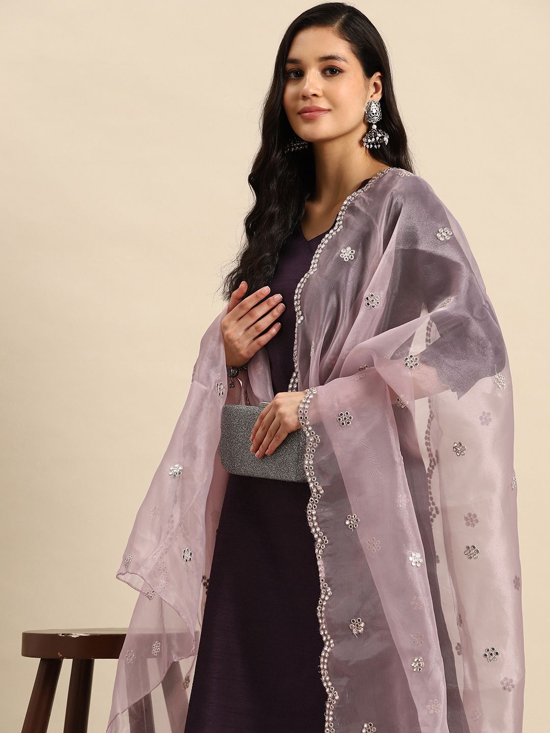 Dhiyona SN Women's Regular Kurta with Trousers & Dupatta