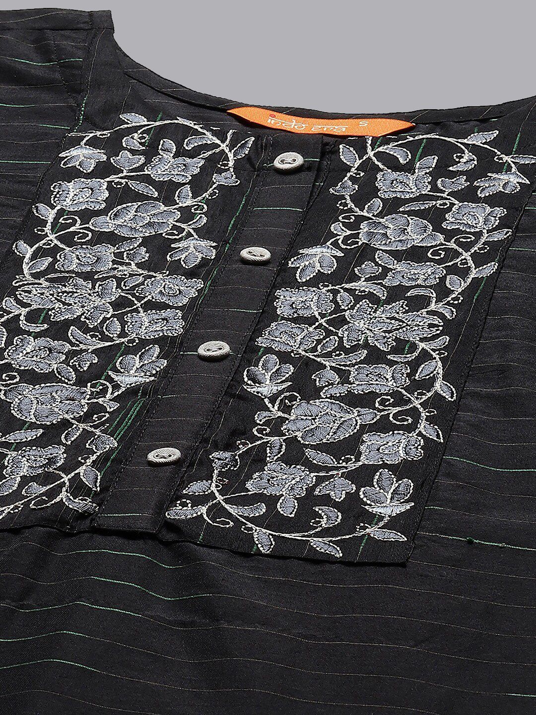 Dhiyona IE Women Ethnic Motifs Embroidered Straight Kurta