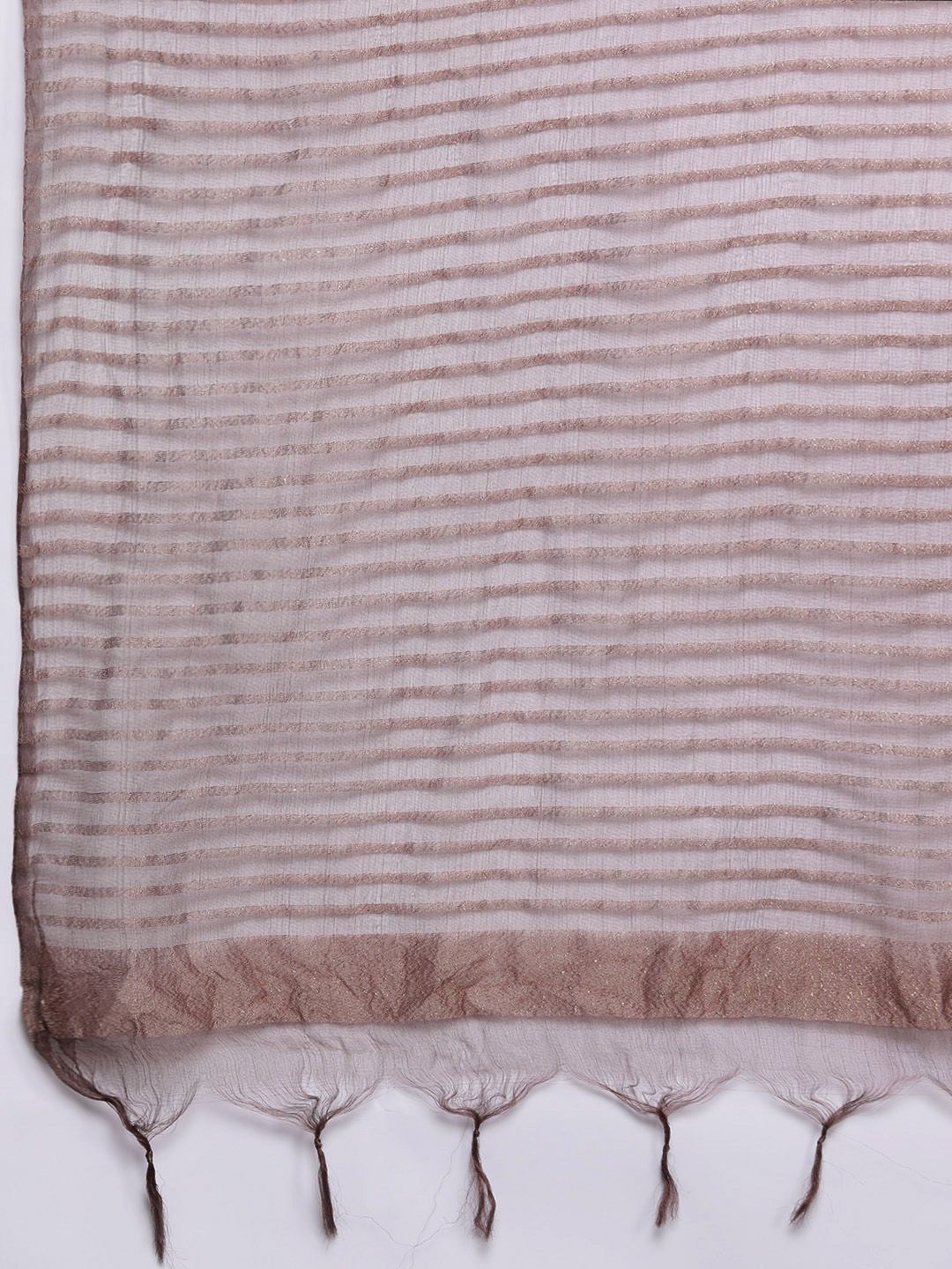 Dhiyona VA Women'sEmbroidered Pleated Anarkali Zari Kurta with Trousers & Dupatta