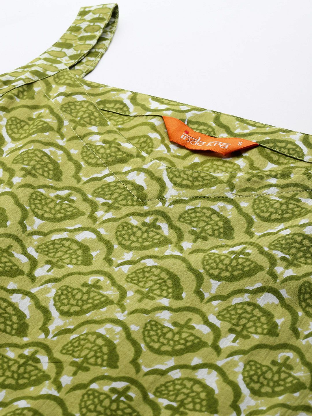 Dhiyona IE Geometric Printed Pure Cotton Kurta with Trousers & Dupatta