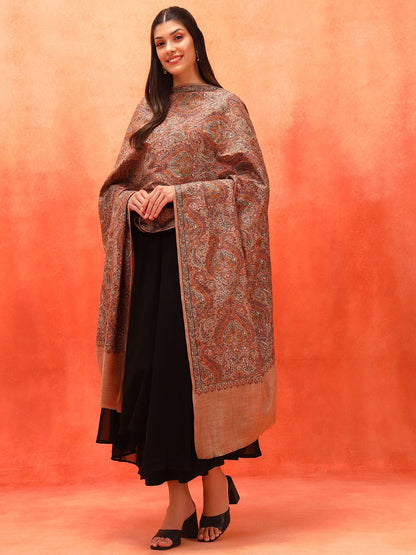 Dhiyona PA Paisley Embroidered Shawl