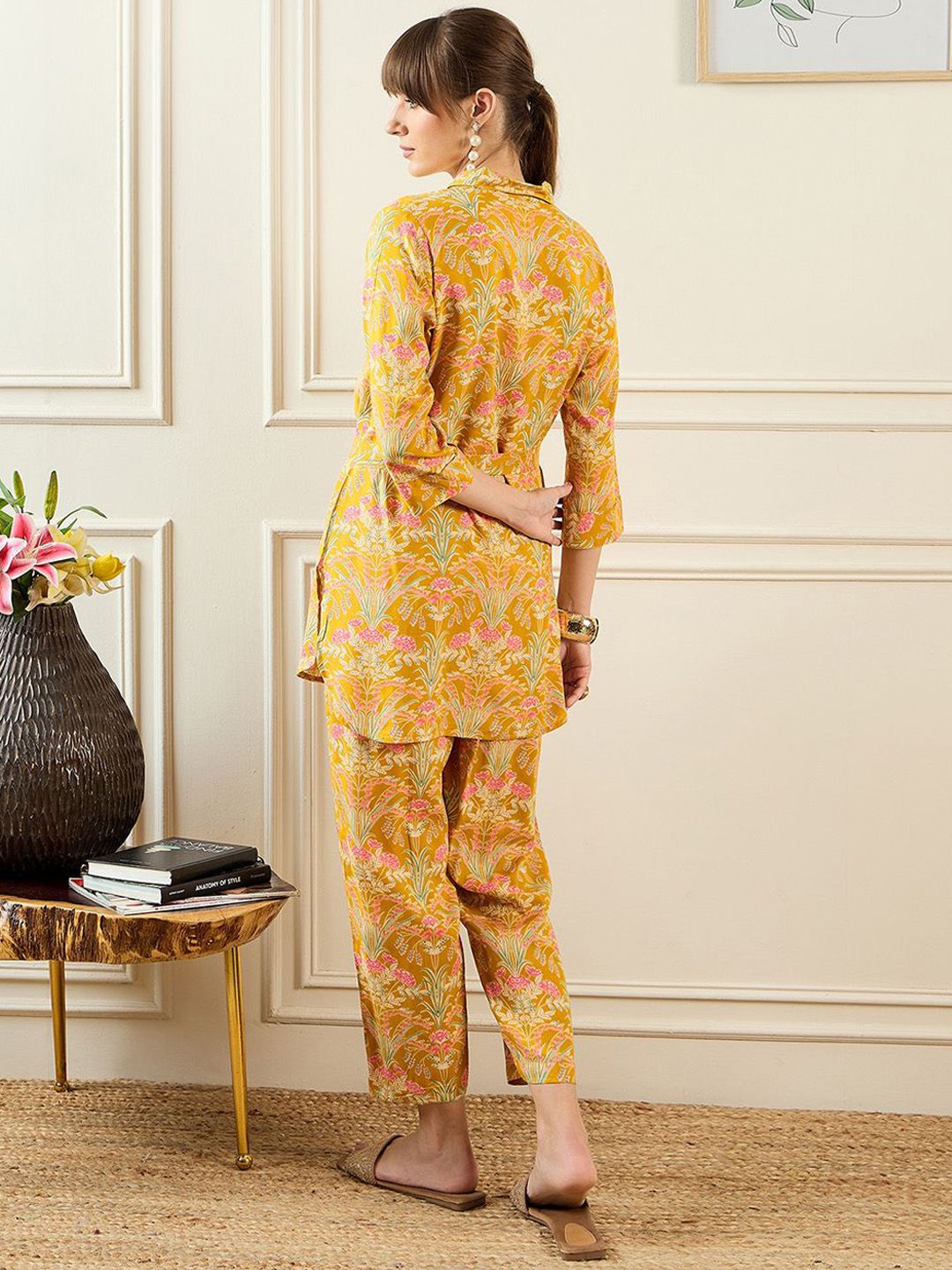 Dhiyona IE Printed Tunic With Trouser