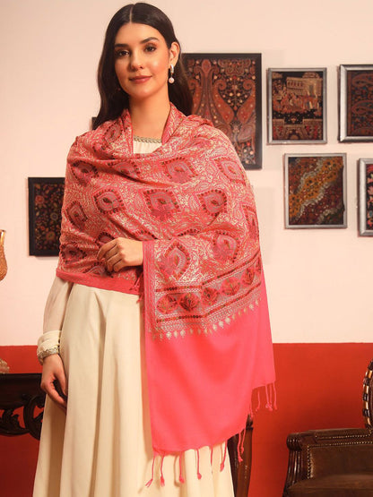 Dhiyona PA Paisley Embroidered Meherin Shawl