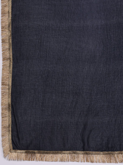 Dhiyona VA Women'sSequinned Kurta with Trousers & Dupatta