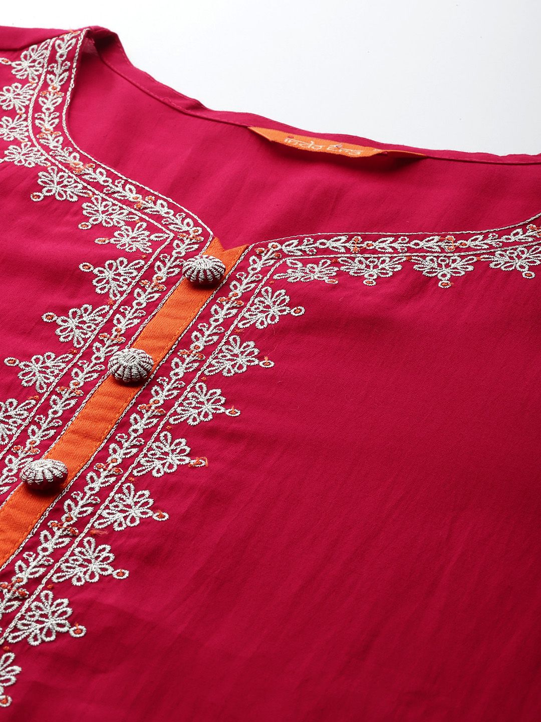 Ethnic Motifs Embroidered Zari Kurta With Trousers & Dupatta