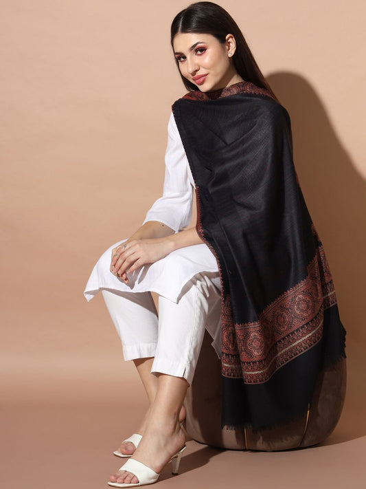 Dhiyona PA Ethnic Motifs Woven Design Jamawar Shawl