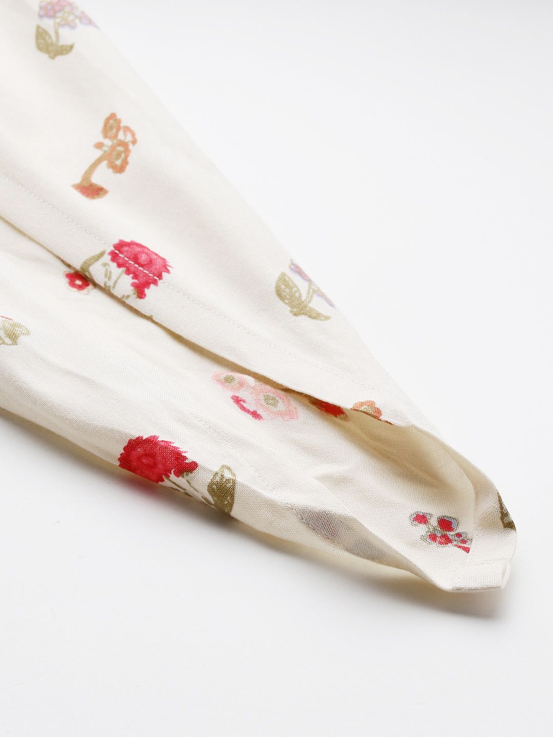 Floral Printed Regular Fusion Kurta with Dhoti Pants