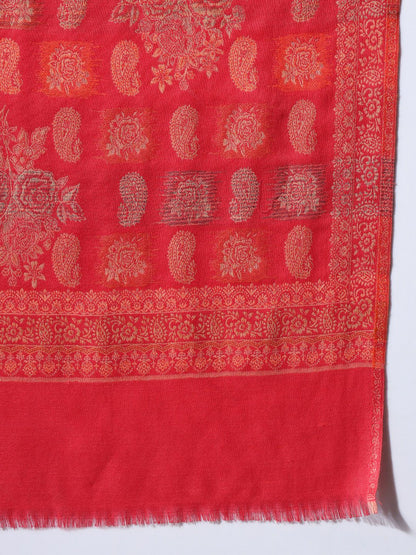Dhiyona PA Ethnic Motifs Woven Design Jamawar Shawl