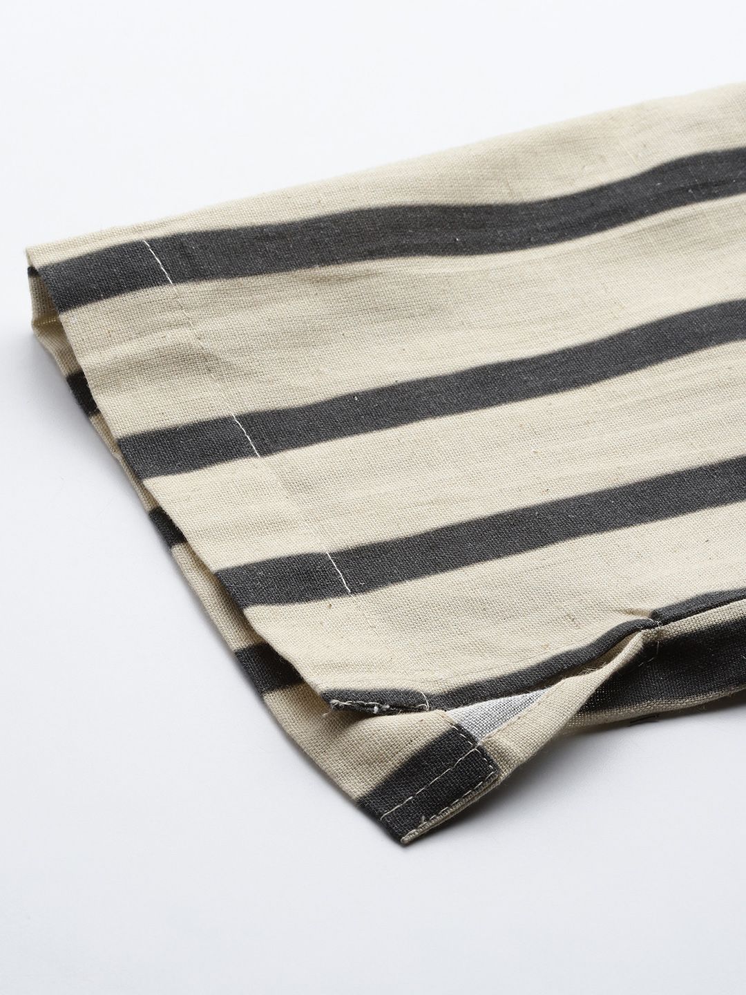 Printed Linen Kurta with Trousers