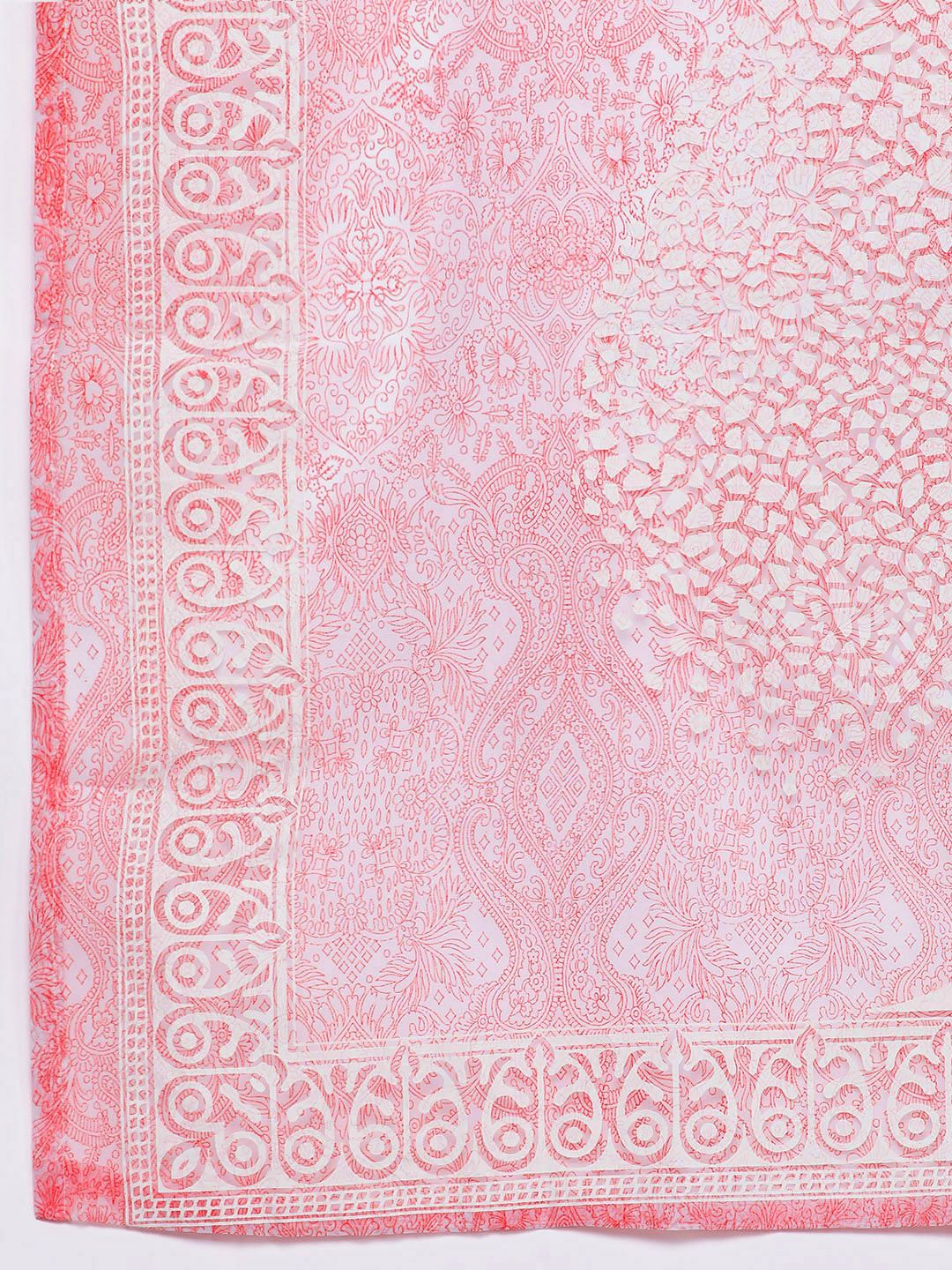 Women Ethnic Motifs Embroidered Sequinned Liva Kurta With Palazzos & With Dupatta