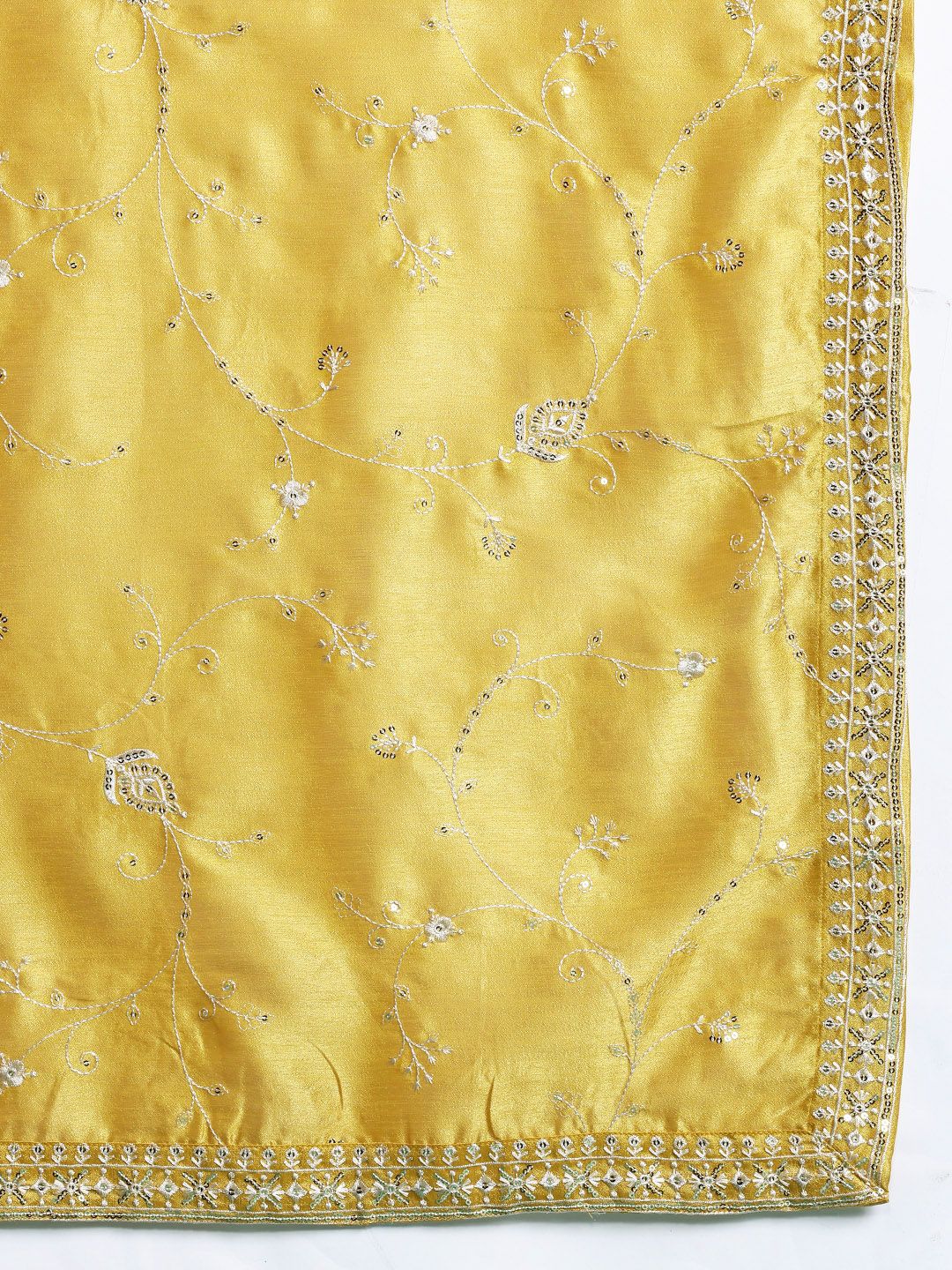 Ethnic Motifs Embroidered Kurta with Trousers & Dupatta