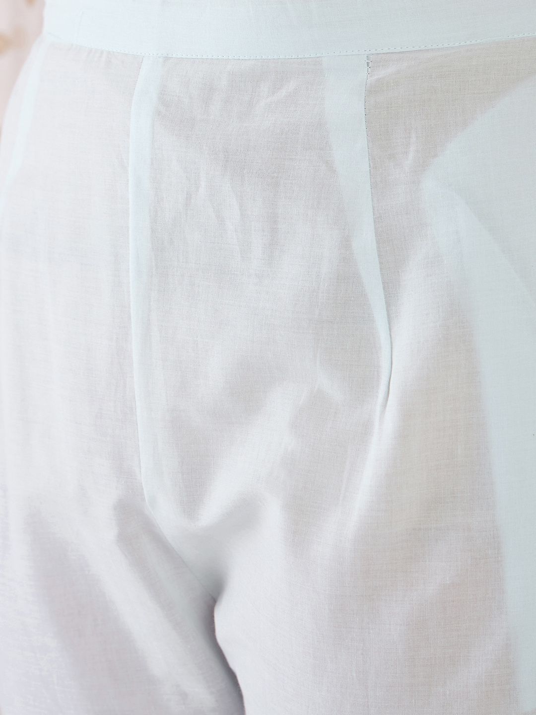 Women Ethnic Motifs Thread Work Pure Cotton Kurta with Trousers & With Dupatta