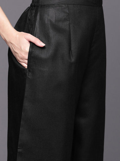 Dhiyona IE Women Ethnic Motifs Regular Gotta Patti Liva Kurta with Palazzos & With Dupatta