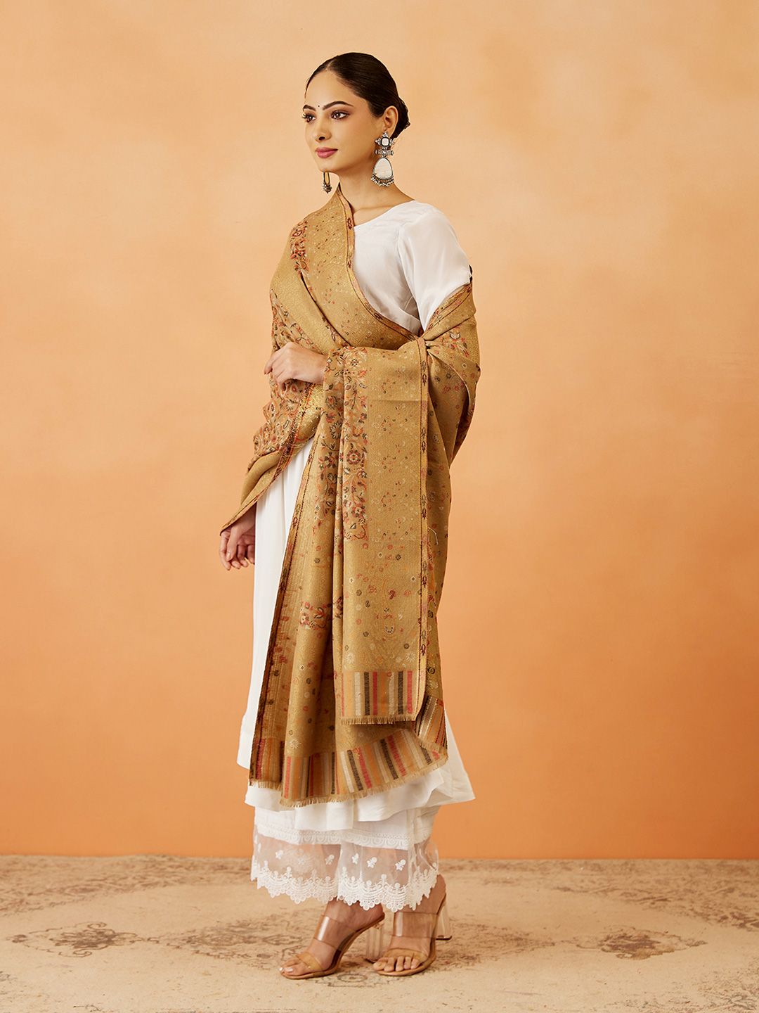 Dhiyona PA Women Paisley Woven Design Shawl