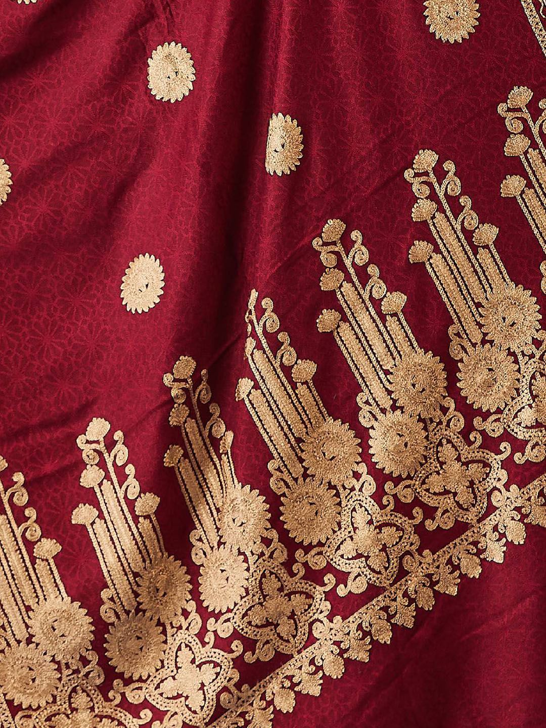 Dhiyona PA Women Ethnic Motifs Embroidered Shawl