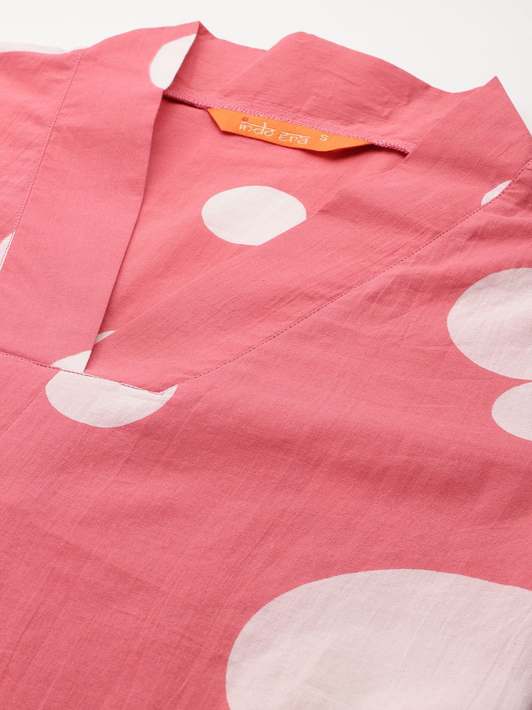 Dhiyona IE Women Printed Pleated Pure Cotton Kurta with Trousers